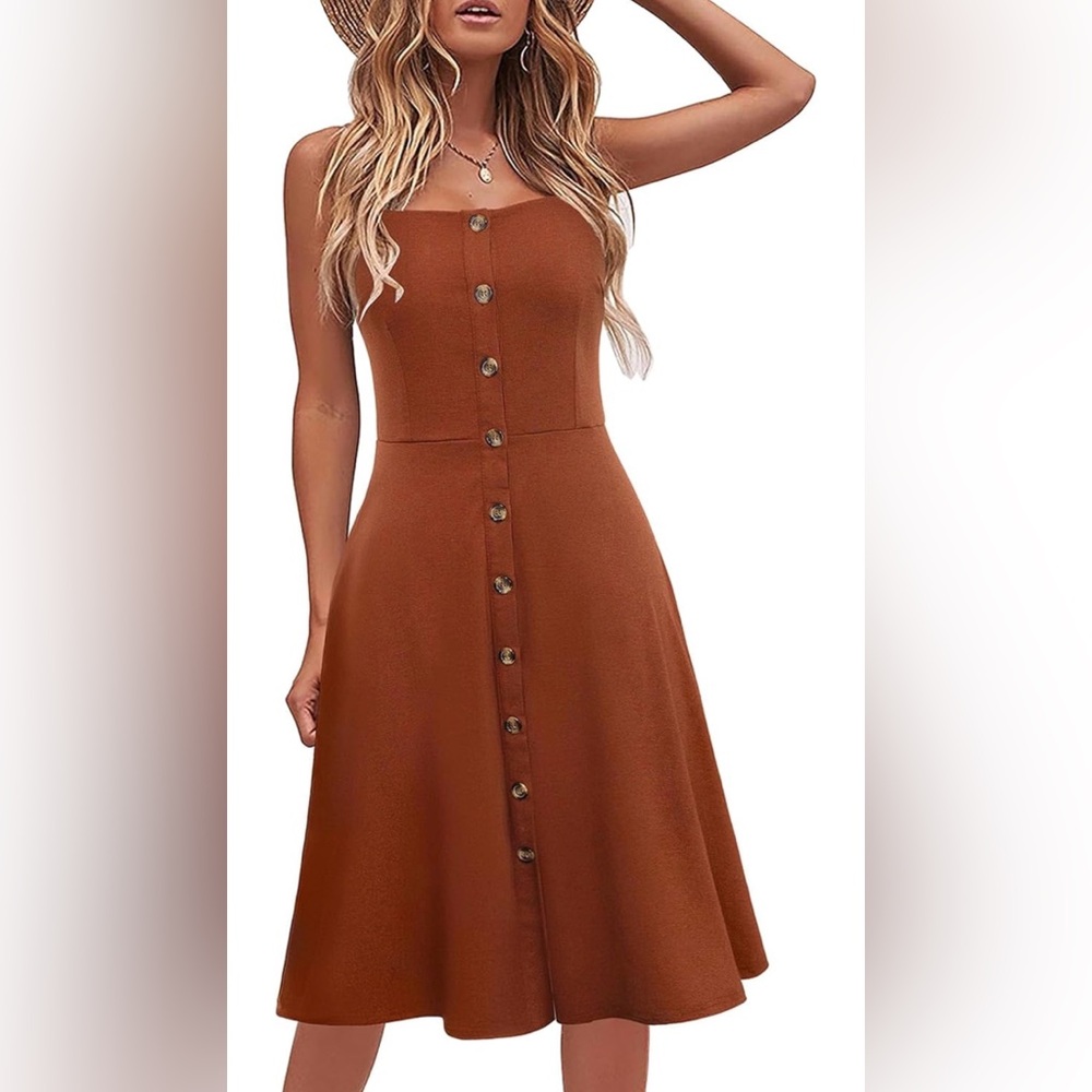 Cotton Midi Dress
